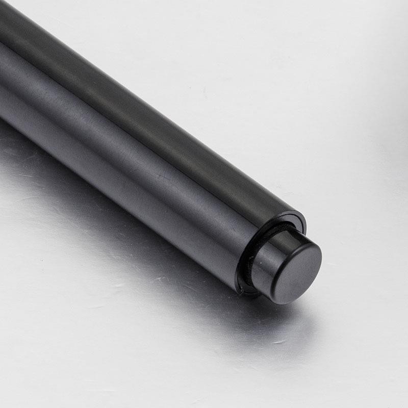 新款自动口红管包材按压哑光旋转唇膏雾面单头美妆笔空管圆头包材图2