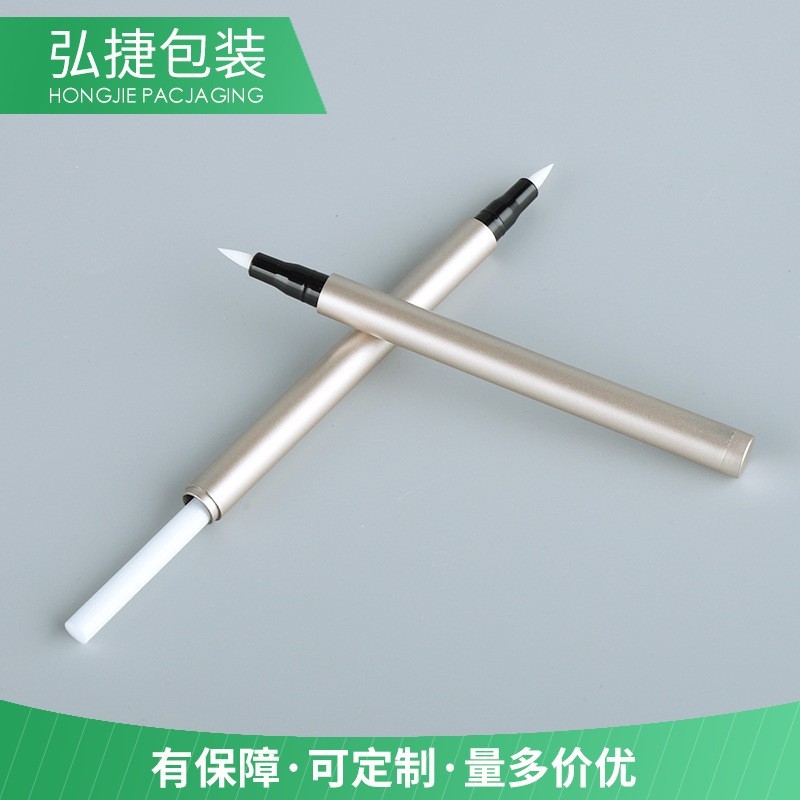 内置棉芯单头液体眼线笔塑料空管棉芯彩色眼线液笔化妆笔包材图3