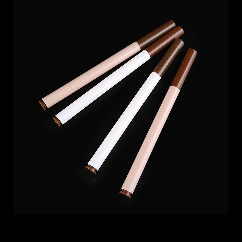 支持按需工厂供应四叉毛流感水眉笔化妆品包材持久自然细头眉笔图2