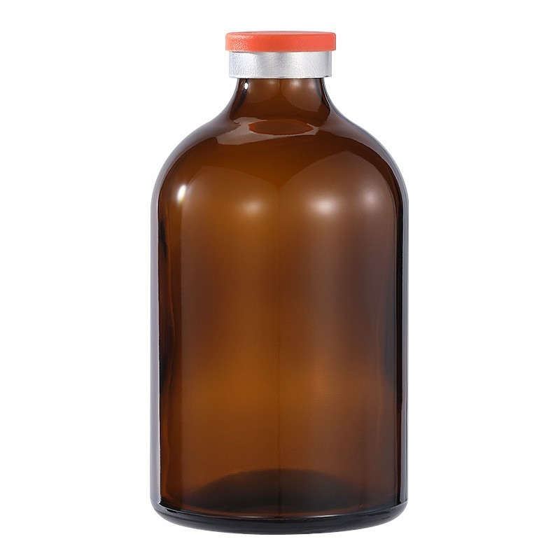 10ml-100ml卡扣医美模具瓶 透明茶色精华液拉环铝盖西林瓶图5