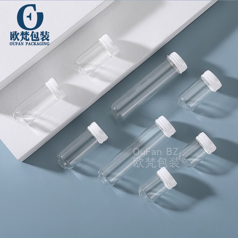 5ml10ml20ml圆底灯泡玻璃瓶白色双卡扣易撕拉盖精华液模具瓶图4