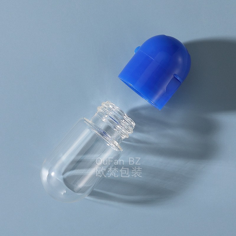 3ml螺口圆底平底玻璃瓶配套翻盖模具瓶精华液灯泡瓶图3