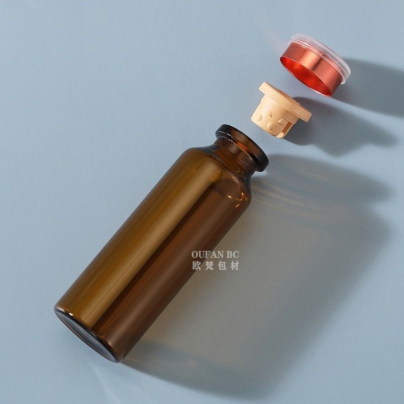 2ml-30ml硼硅西林瓶 冻干粉瓶 透明茶色精华液瓶 原液分装瓶图4