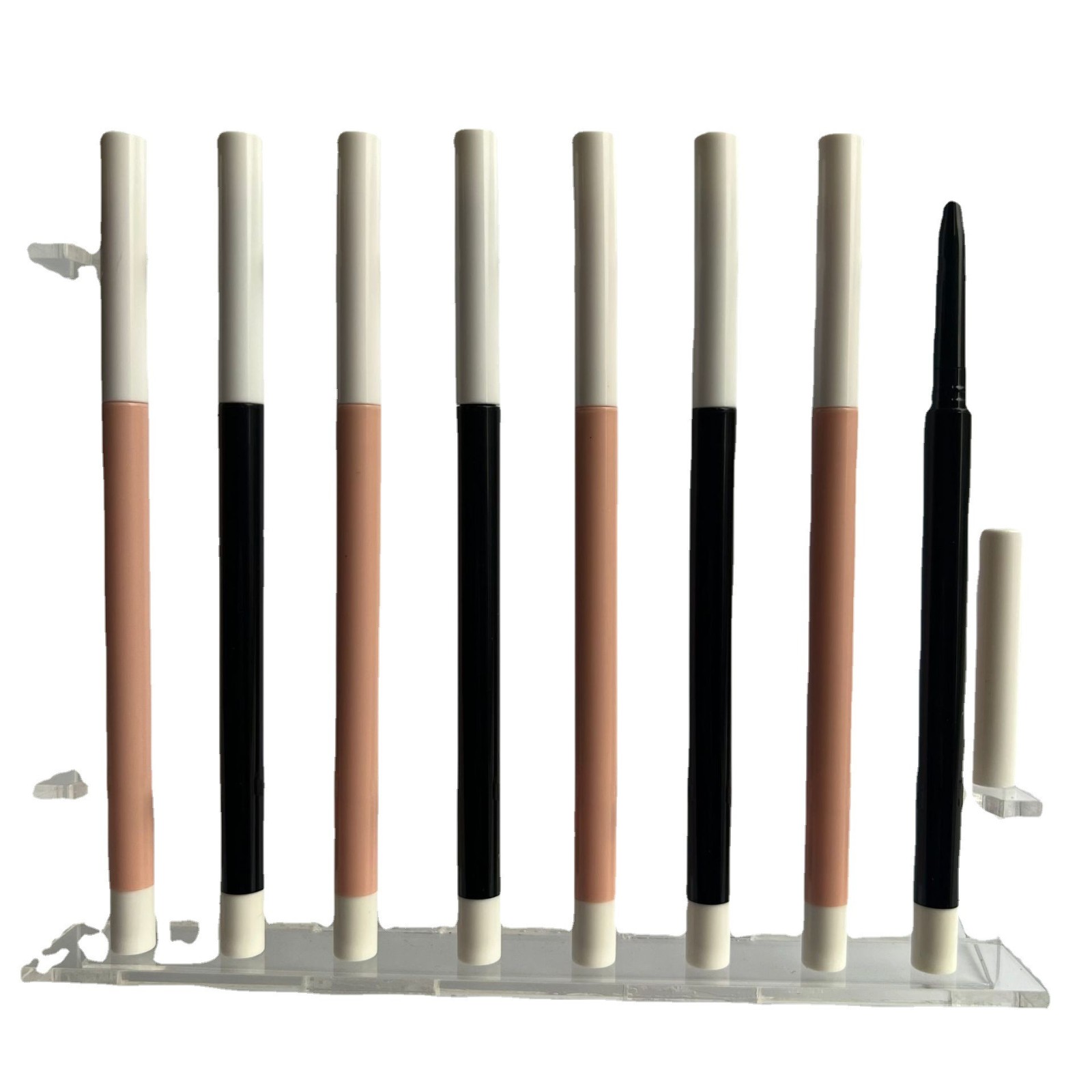 彩妆不带卷笔刀细款眼线胶笔包材 孔1.5 孔2.0 气密性好图5