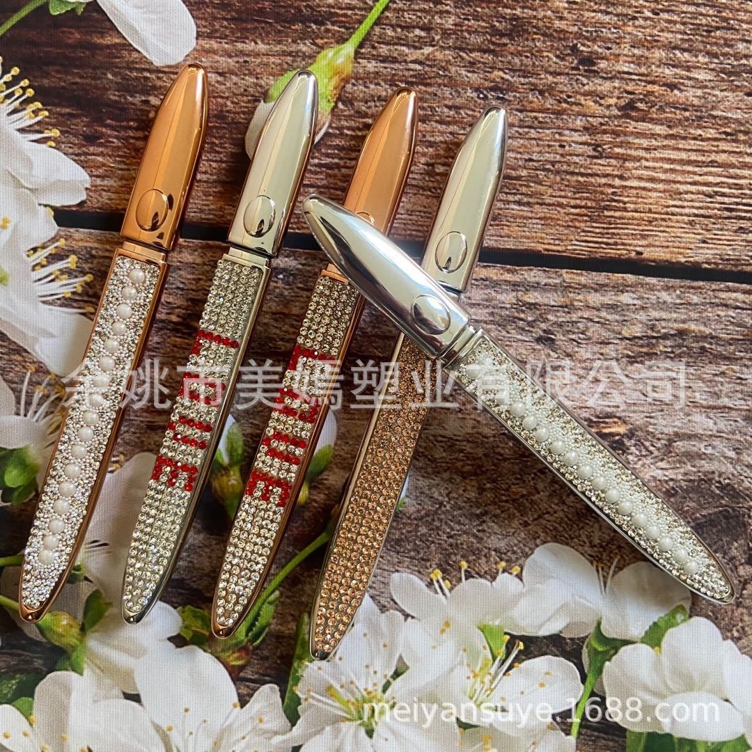 元宝贴皮闪闪钻彩虹星空棉芯眼线笔包材 网红抖音爆款图2