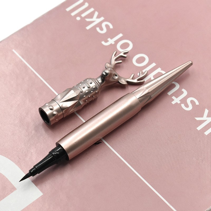 不晕染极细不掉色防汗初学者彩色黑色眼线笔图4