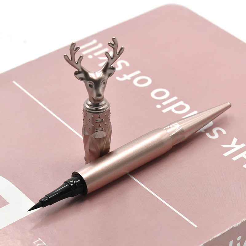 不晕染极细不掉色防汗初学者彩色黑色眼线笔图3