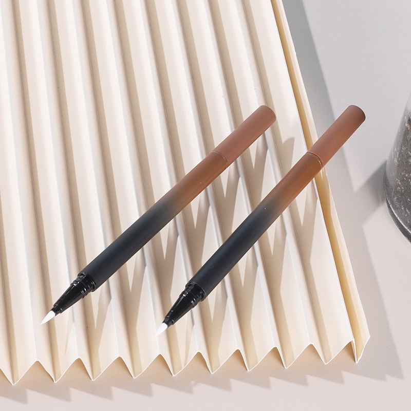 厂家新款双头眉笔眼线笔包材 二合一两用彩妆笔 彩妆唇线塑料空管图3