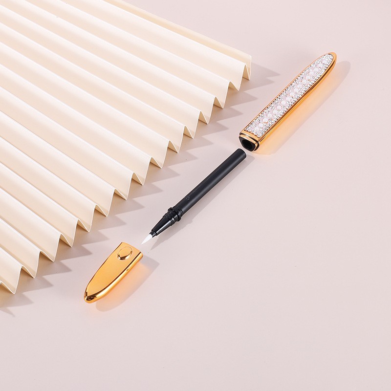 网红星空贴钻眼线笔包装 船型棉芯头眼线笔包材 大容量眼线笔空管图3