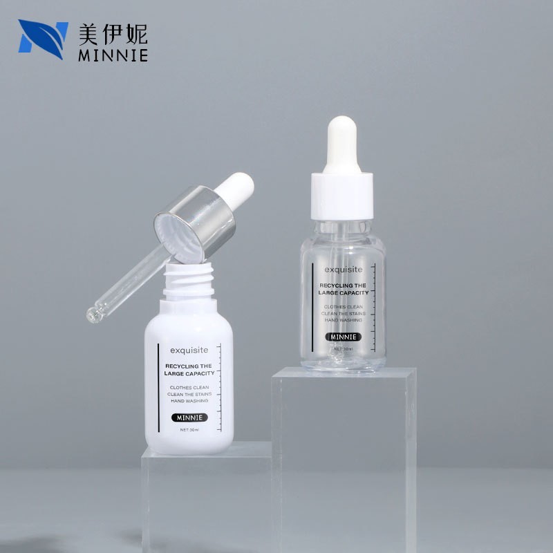透明滴管分装瓶pet圆肩30ml瓶子化妆品塑料高端精油瓶图4