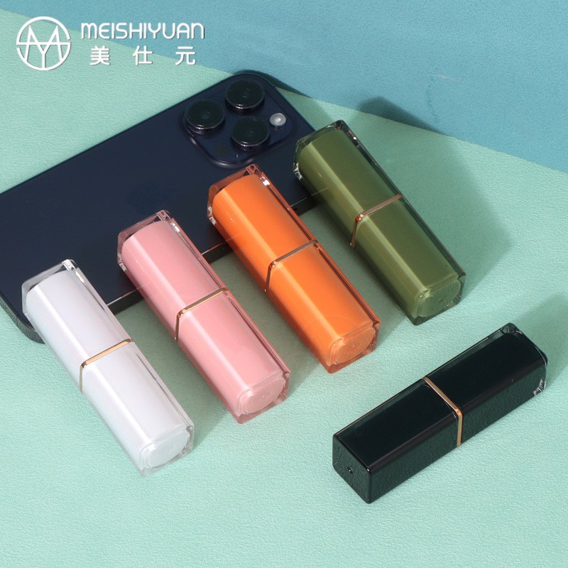 方形口红管空管包材 3.8g含注口红壳子电商爆款 唇膏管包材图5