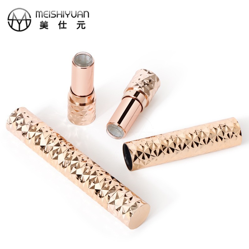 圆形镀金工艺双头口红管 3.8g双头口红管 口红管化妆品包材图3