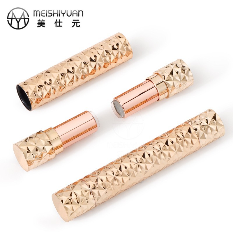 圆形镀金工艺双头口红管 3.8g双头口红管 口红管化妆品包材图5