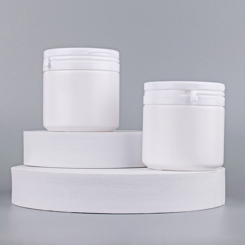 50/80g散粉瓶PE广口瓶撕拉口粉剂瓶食品木糖醇瓶 保健药粉罐子图4