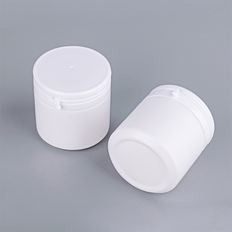 50/80g散粉瓶PE广口瓶撕拉口粉剂瓶食品木糖醇瓶 保健药粉罐子图2