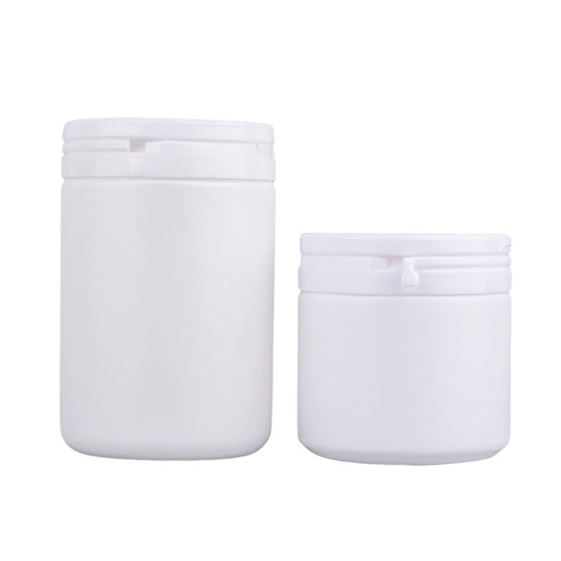 50/80g散粉瓶PE广口瓶撕拉口粉剂瓶食品木糖醇瓶 保健药粉罐子图5