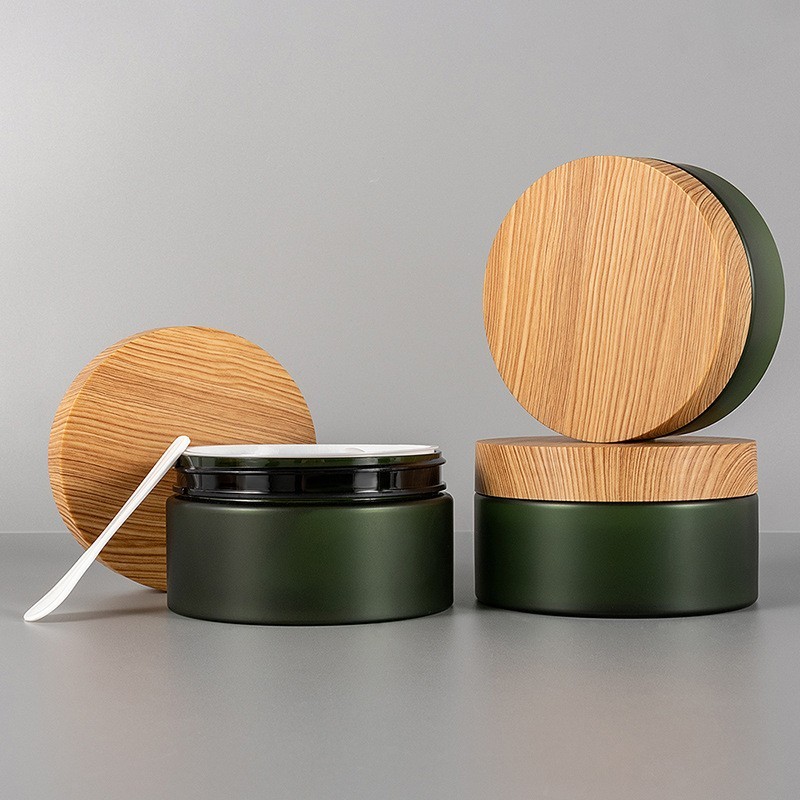 89牙120/200/300ml化妆品面霜瓶 PET广口磨砂膏瓶PCR材质面膜泥瓶图4