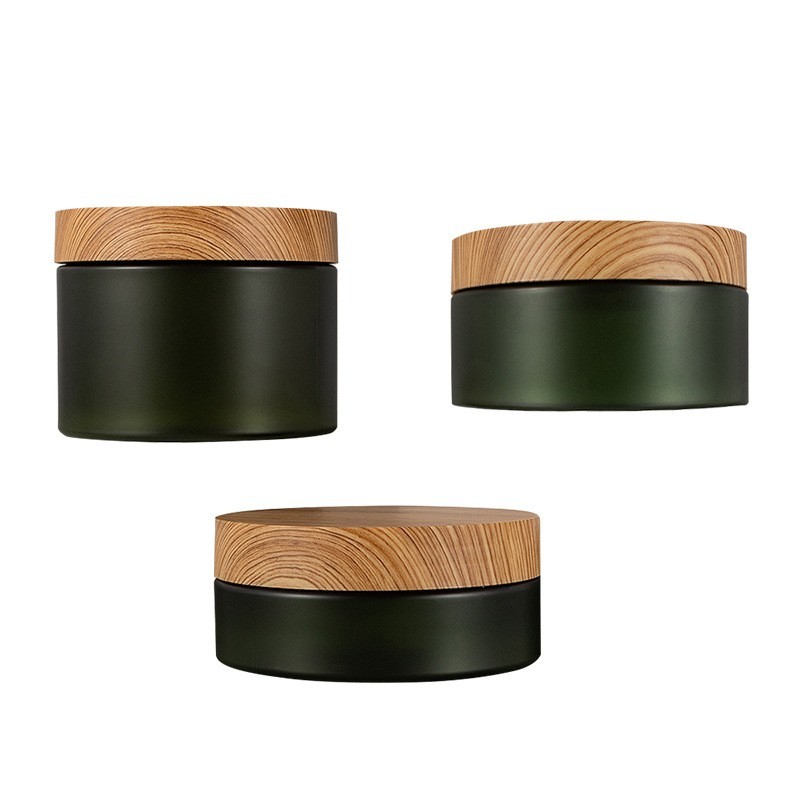 89牙120/200/300ml化妆品面霜瓶 PET广口磨砂膏瓶PCR材质面膜泥瓶图5