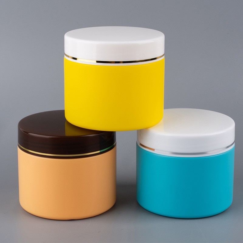 220ml膏霜瓶PE面霜瓶散粉罐化妆品广口面膜塑料空瓶磨砂膏分装瓶图2