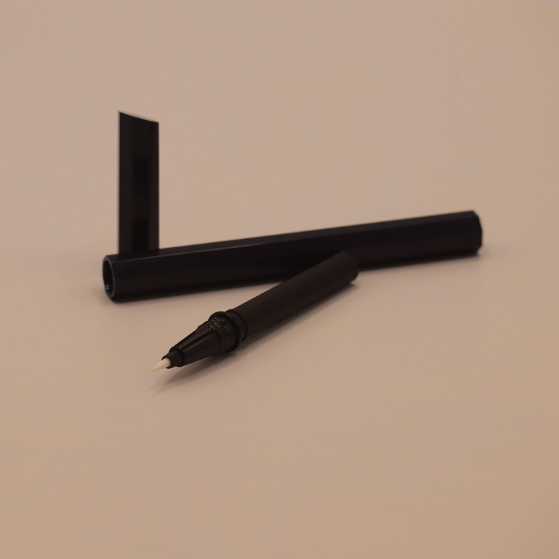 亚马逊爆款眼线笔杆包材定做 喷色眼线笔包材毛刷头眼线液笔图4