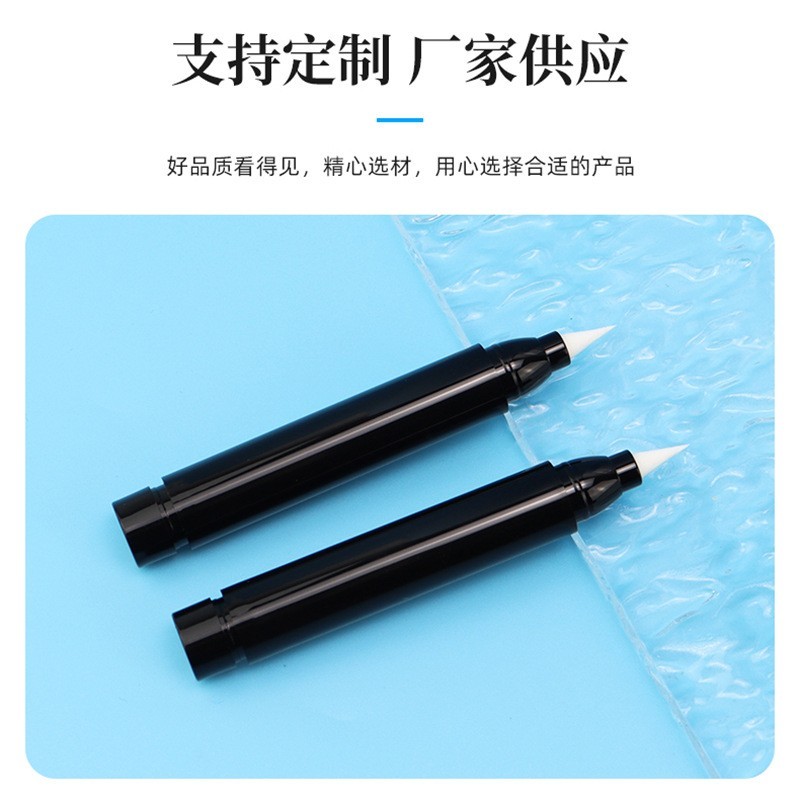 黑色单头尾塞眼线笔极细塑料眼线笔包材管3-4ML图3