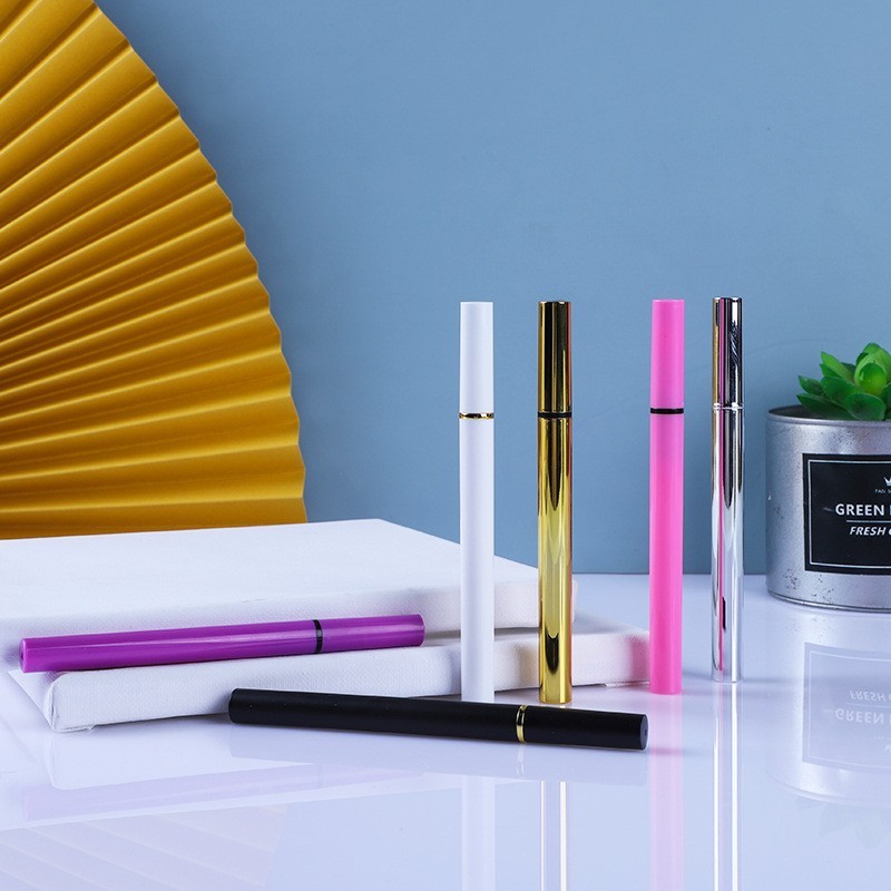 【眼线液笔空管】化妆品包材圆长管 创意眼线笔管电镀div颜色图4