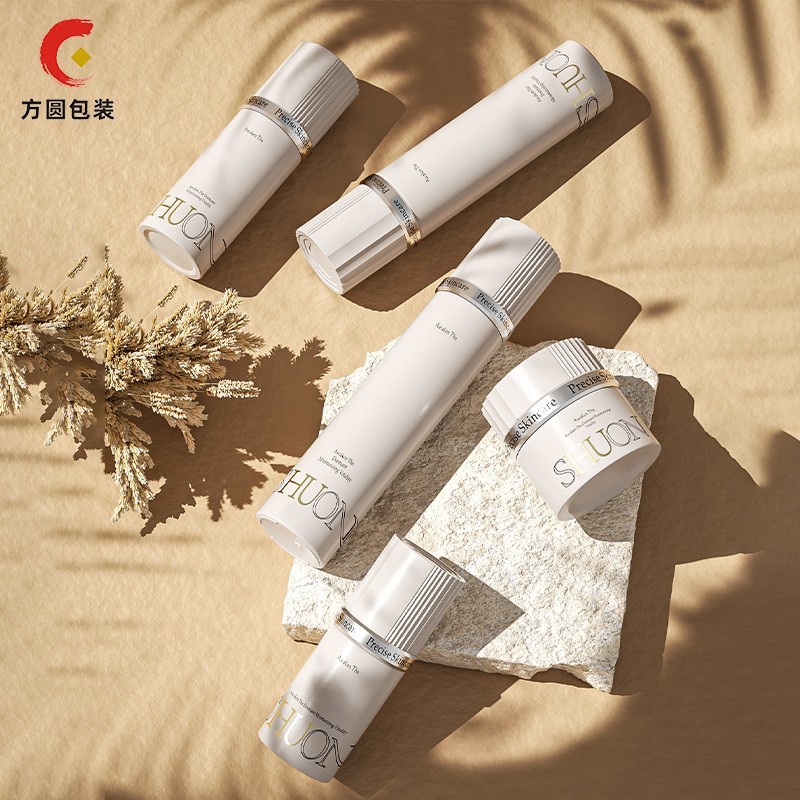 新款创意设计个性高档化妆品玻璃瓶可定制颜色粉底膏霜乳液瓶包装图2