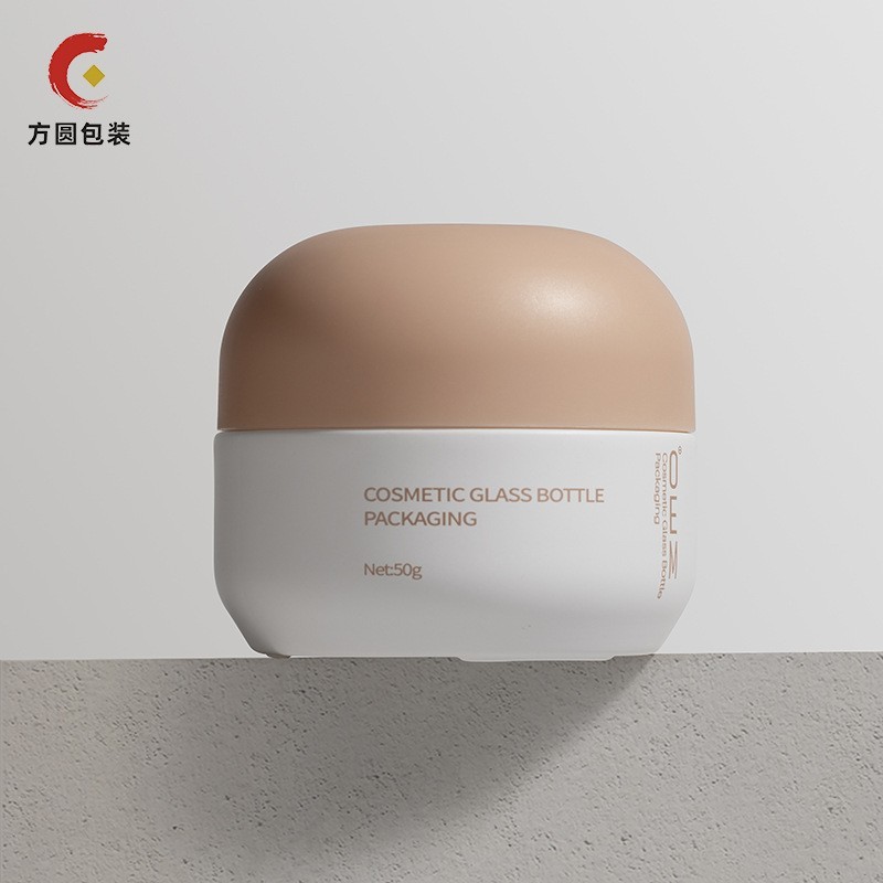 新款定制玻璃瓶护肤品化妆品瓶乳液瓶可印刷LOGO隔离粉底液瓶图2