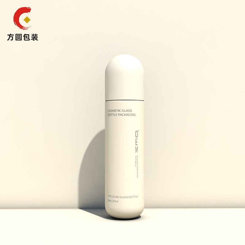 新款定制玻璃瓶护肤品化妆品瓶乳液瓶可印刷LOGO隔离粉底液瓶图3