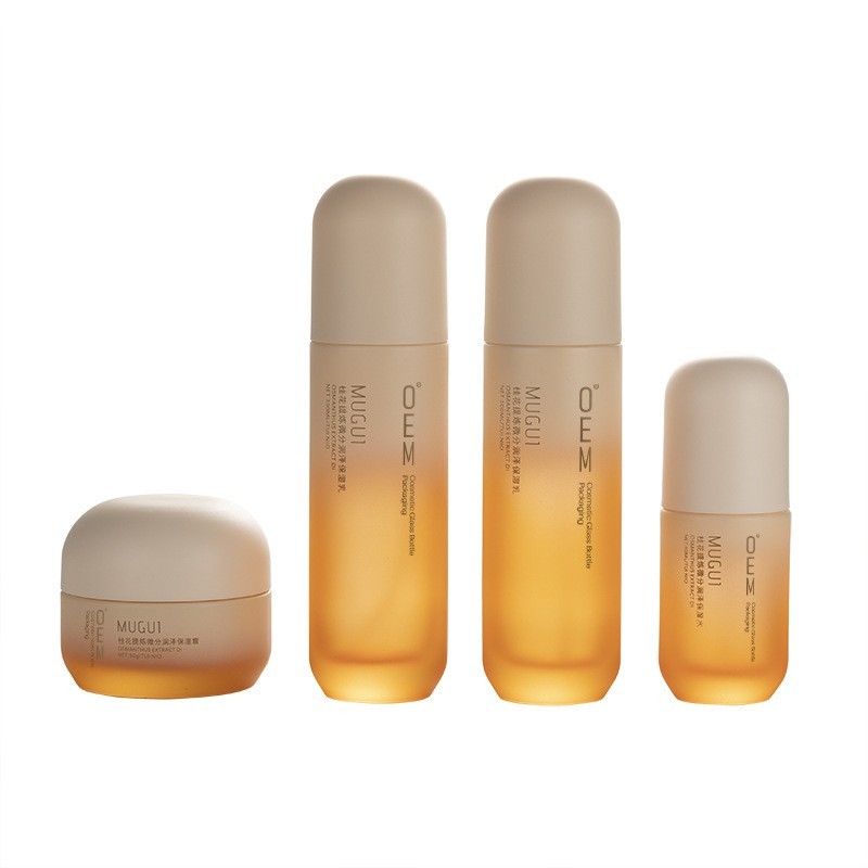 新款定制玻璃瓶护肤品化妆品瓶乳液瓶可印刷LOGO隔离粉底液瓶图5