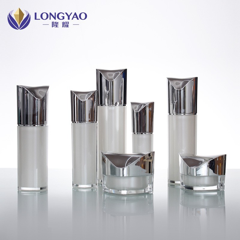 新款高端30g精华乳液护肤膏霜瓶包材100ml水乳化妆品亚克力套装瓶