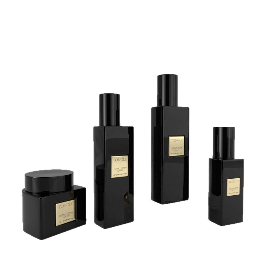 化妆品玻璃瓶套装包材120ml乳液按压玻璃瓶50g膏霜图3