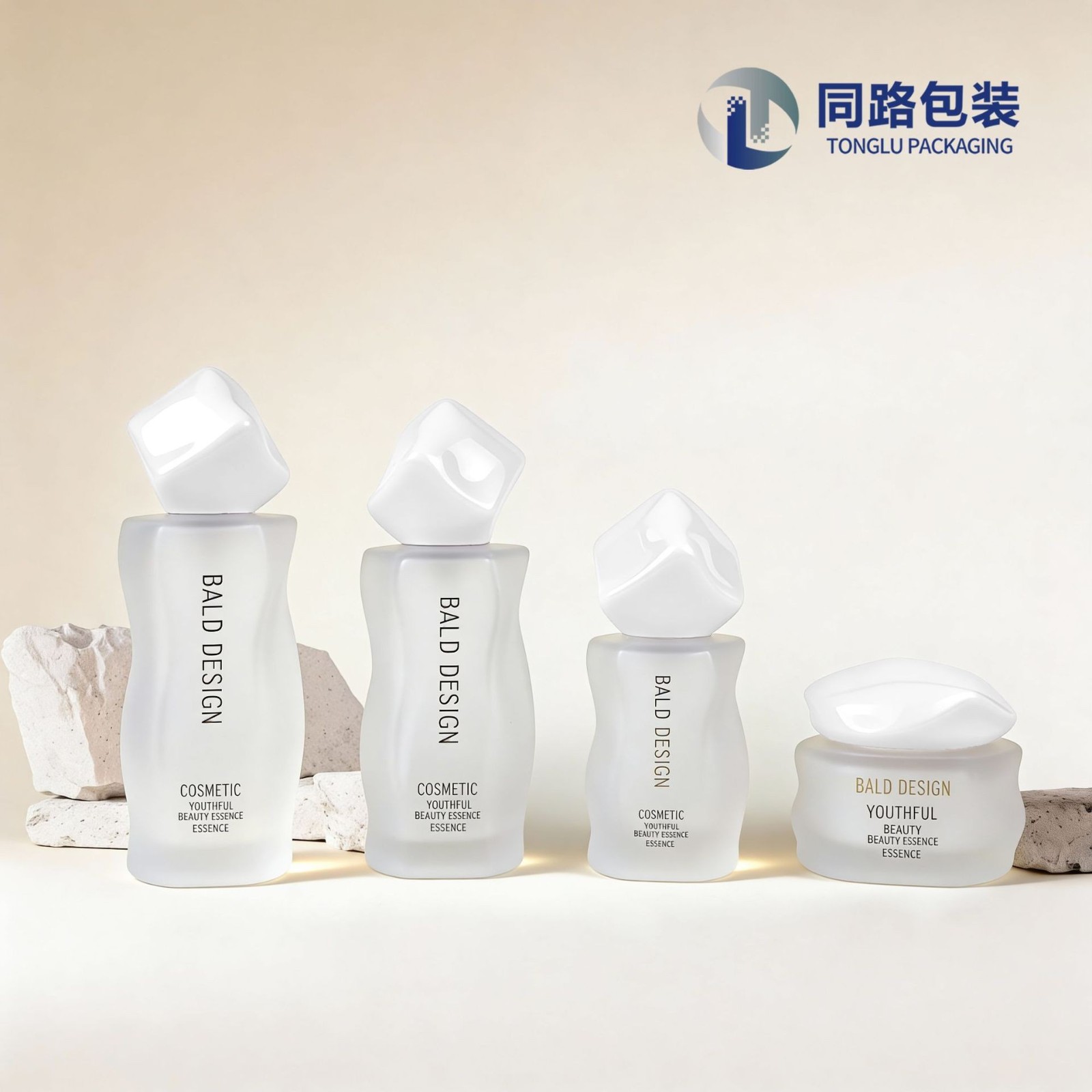 化妆品玻璃瓶套装包材120ml乳液精油瓶30g膏霜分装玻璃瓶图5