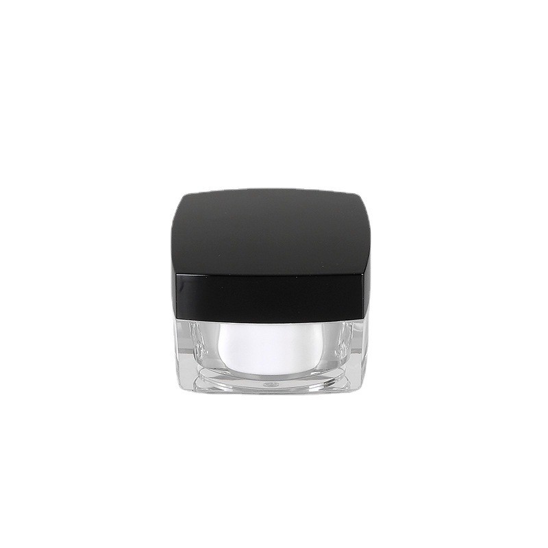 四方双层亚克力套装分装瓶 水乳套装分装瓶乳液膏霜瓶护肤品包装图5