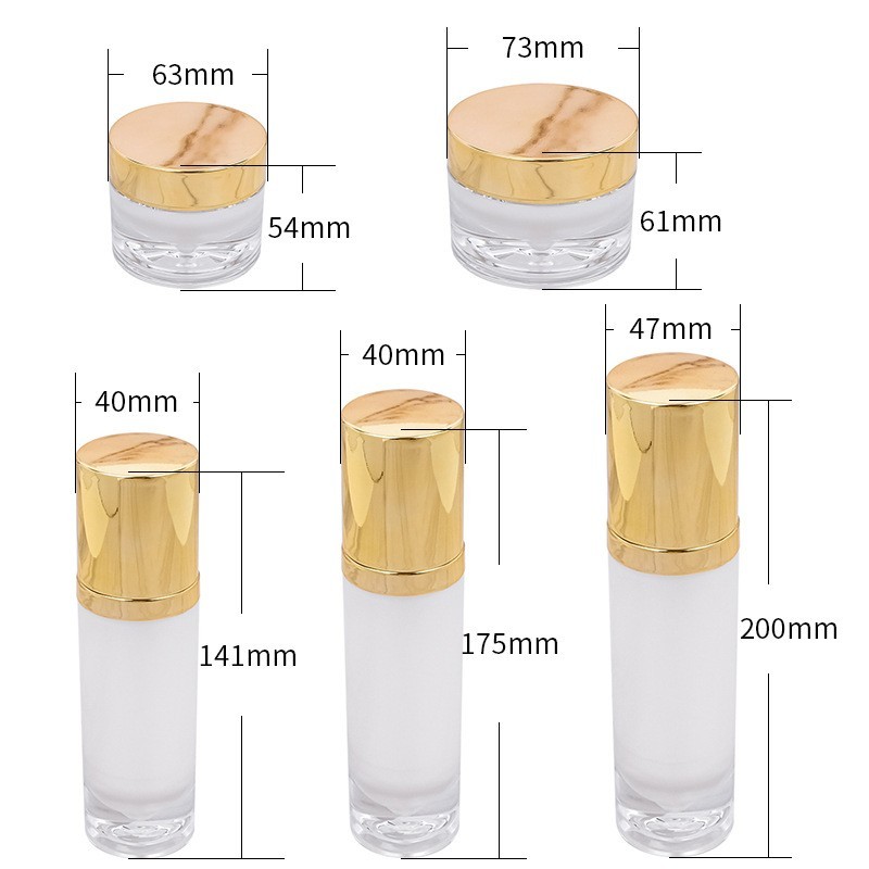 新款按压式乳液分装瓶便携化妆品小样套装水乳液护肤品包材图5