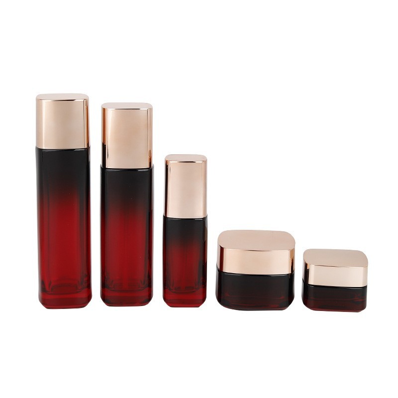 工厂乳液瓶按压喷头便携化妆品玻璃瓶乳液瓶香水分装瓶玻璃膏霜瓶图4