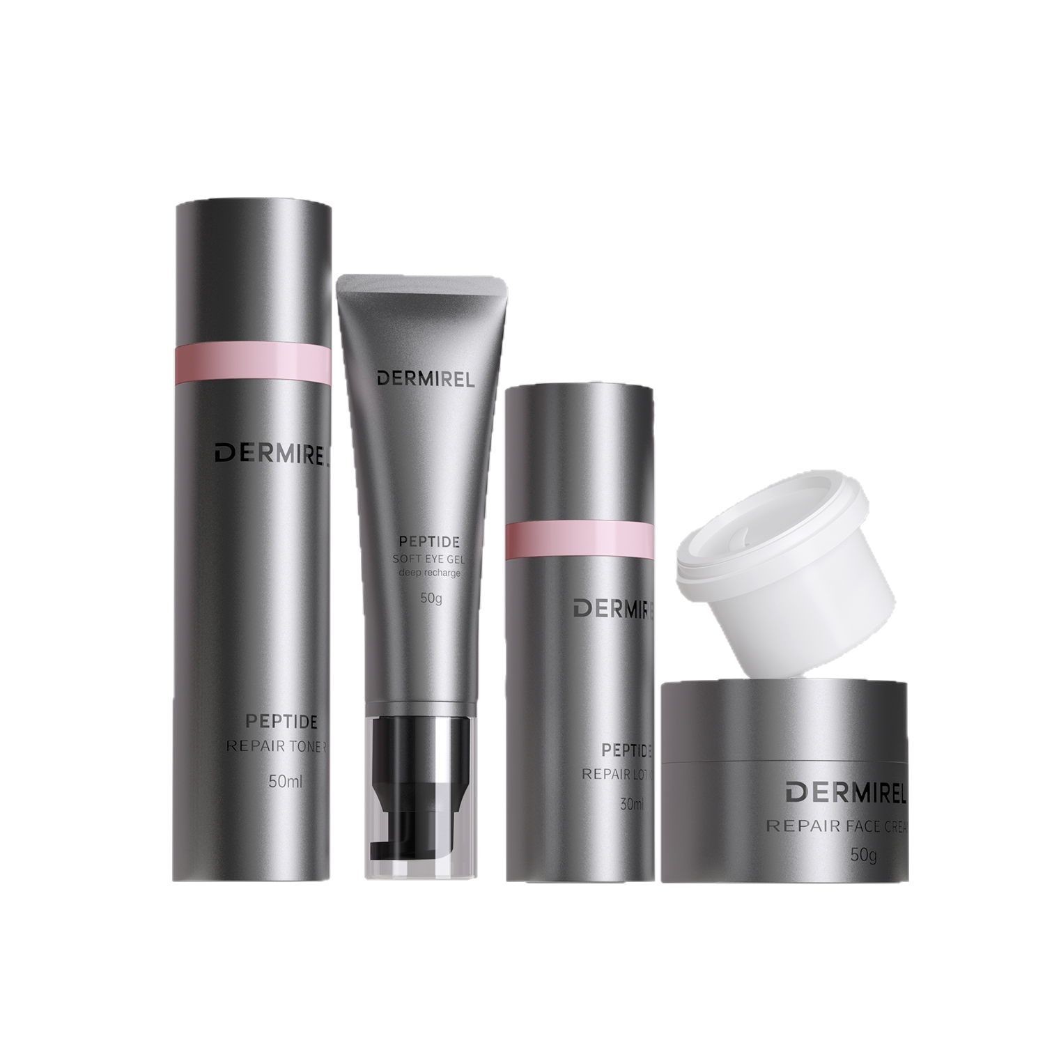 化妆品套装瓶定制高档医美风30-50ml真空乳液瓶电镀可替换膏霜瓶图5