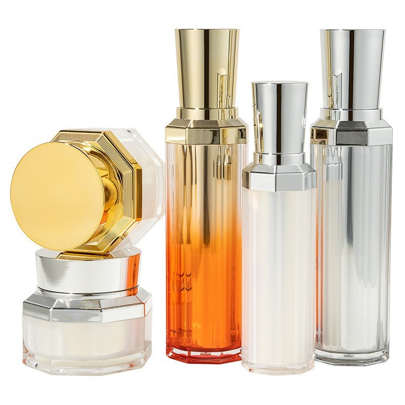 八边形膏霜瓶化妆品瓶50g50ml 120ml精华瓶乳液套装瓶图5