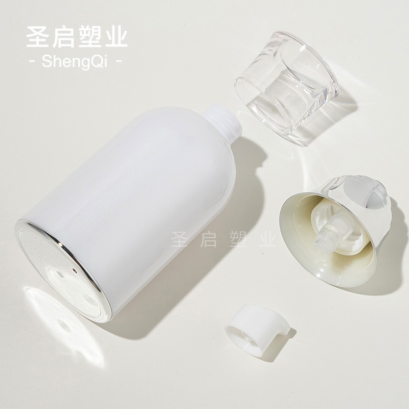 定制30/50/100/120/150ml按压精华乳液真空瓶 单层真空膏霜瓶图4