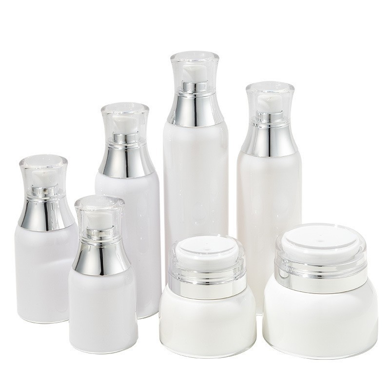 定制30/50/100/120/150ml按压精华乳液真空瓶 单层真空膏霜瓶图5