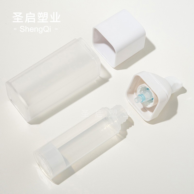 定制眼霜面霜瓶 化妆品包装 15/30/50/100ml圆角四方乳液真空瓶图3