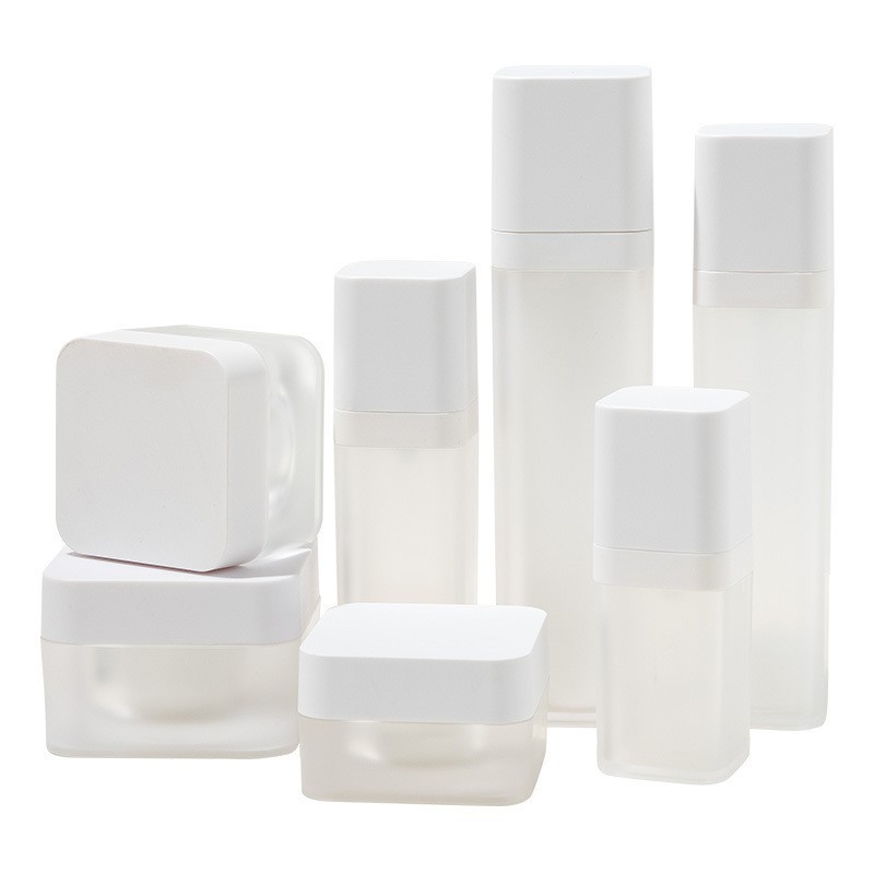 定制眼霜面霜瓶 化妆品包装 15/30/50/100ml圆角四方乳液真空瓶图5