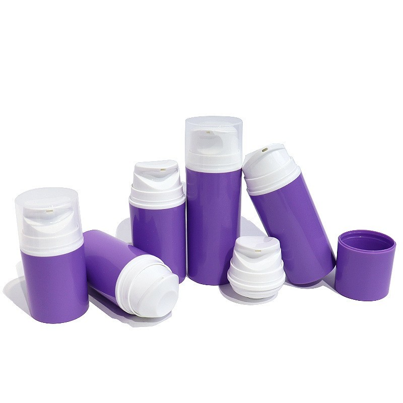 工厂定制PP鸭嘴泵l圆形紫色身体乳手霜面霜乳液瓶膏霜瓶源头包材图5