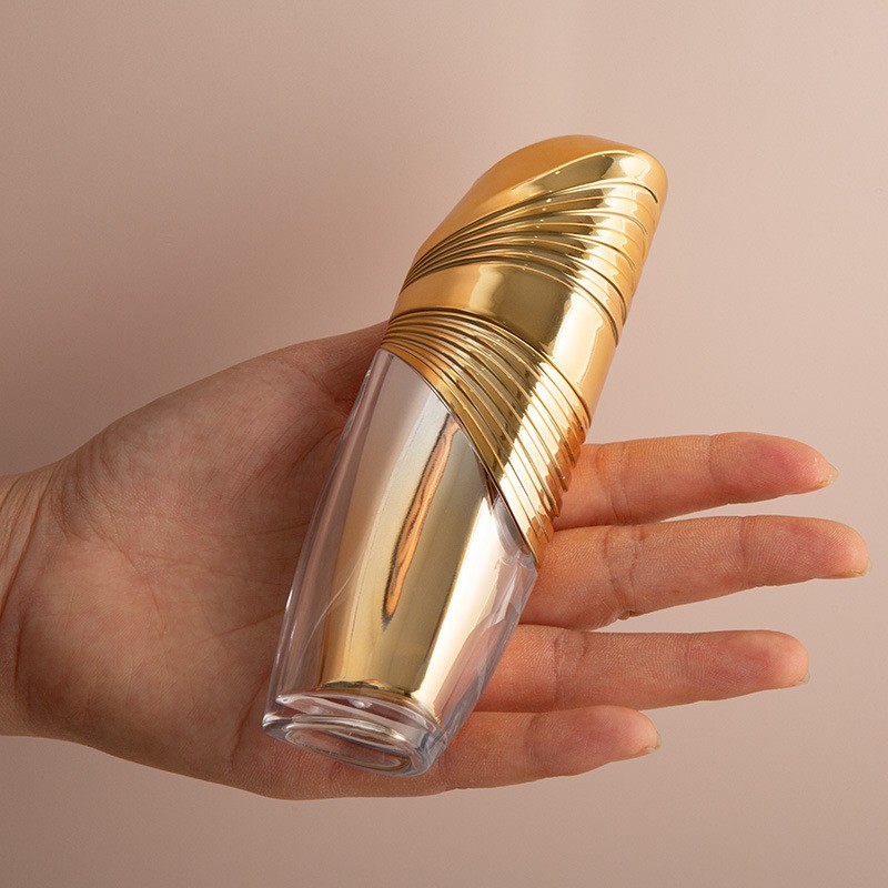 金翼水乳精华瓶OEM定制50ml双层亚克力保湿乳液瓶护肤品水滴纹瓶图2