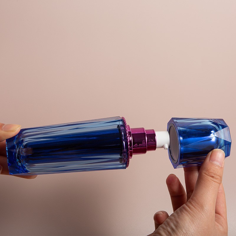 八角水乳精华瓶OEM定制30ml50ml双层亚克力保湿乳液瓶护肤品瓶图4