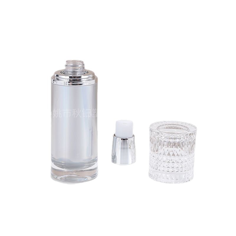 厚底钻石盖乳液瓶 水晶亚克力分装空瓶精华液瓶图2