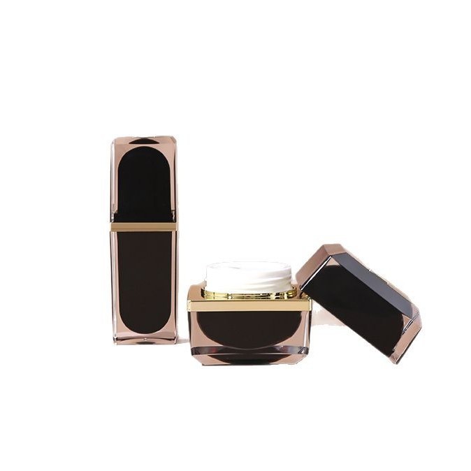 定制亚克力四方瓶按压式喷雾瓶乳液瓶粉底液分装瓶图2