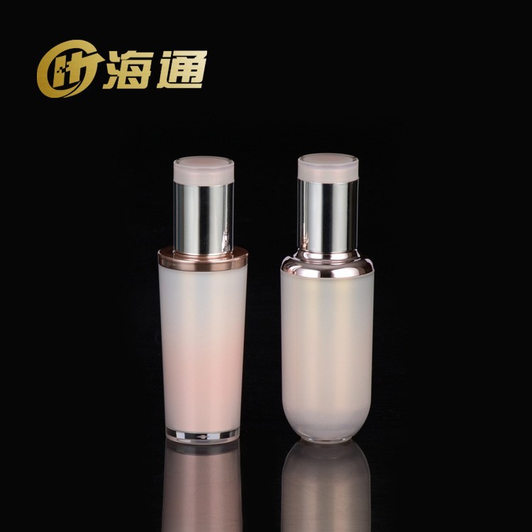 30ml 锥形乳液瓶 电化铝包铝泵套 化妆品包装瓶
