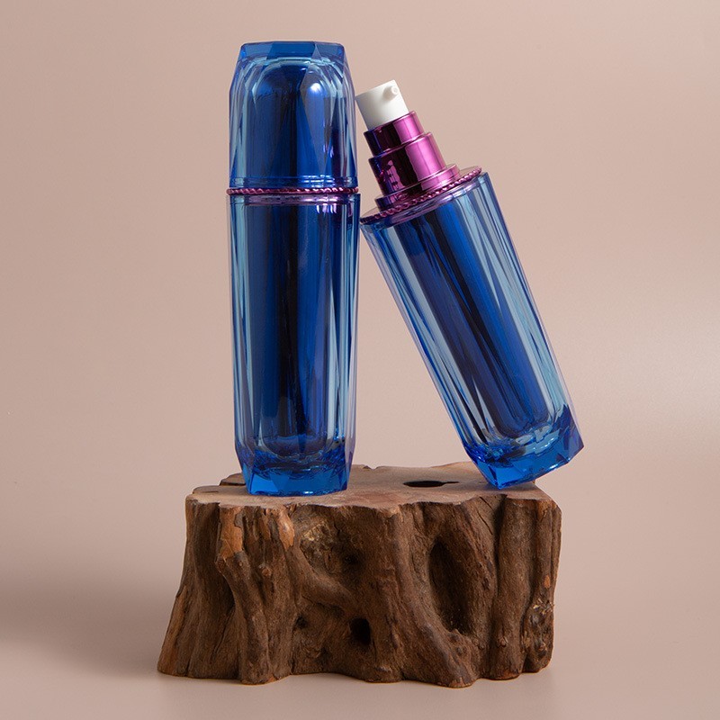 八角水乳精华瓶OEM定制30ml50ml双层亚克力保湿乳液瓶护肤品瓶