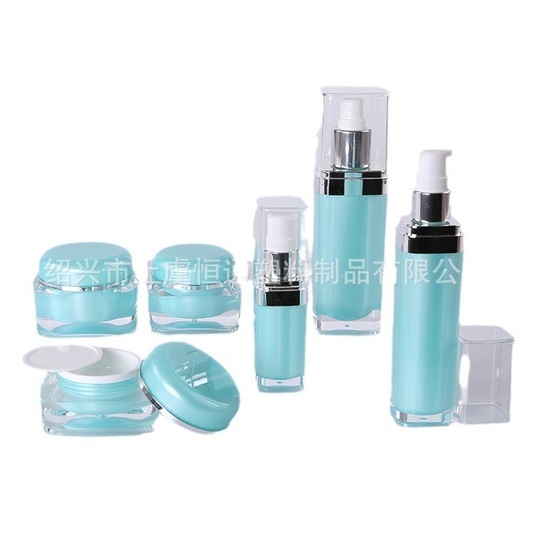 定制膏霜乳液亚克力ABS瓶套装乳液瓶喷雾瓶膏霜瓶老四方系列定做图2